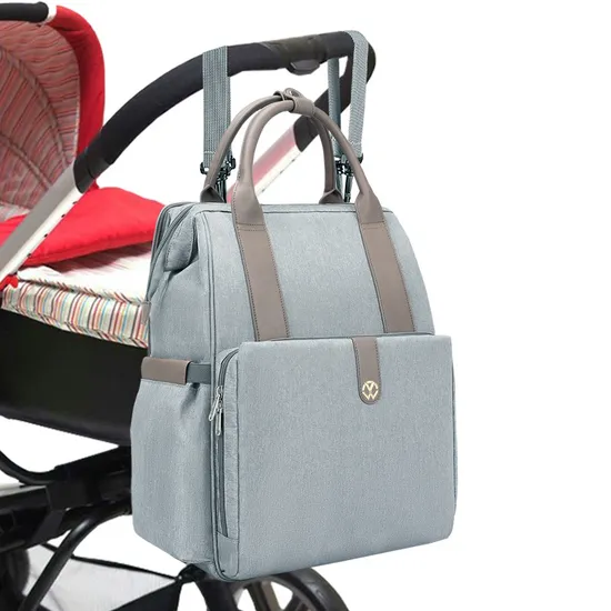 Customized Double Shoulder Mommy Bag Large Capacity Mother and Baby Supplies Storage Backpack