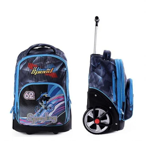 Custom Kids Wheeled Backpacks Trolley School Bag Backpacks Trolley School Bag