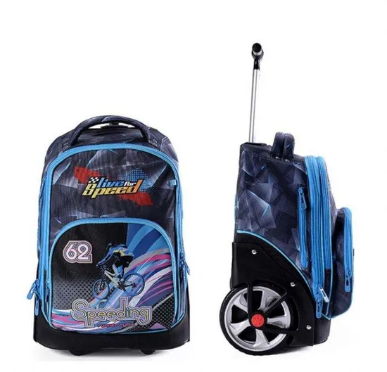 Custom Kids Wheeled Backpacks Trolley School Bag Backpacks Trolley School Bag