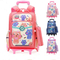 Elementary School Students Trolley Schoolbags Lightweight Towable and Detachable Two-Purpose Trolley Schoolbag