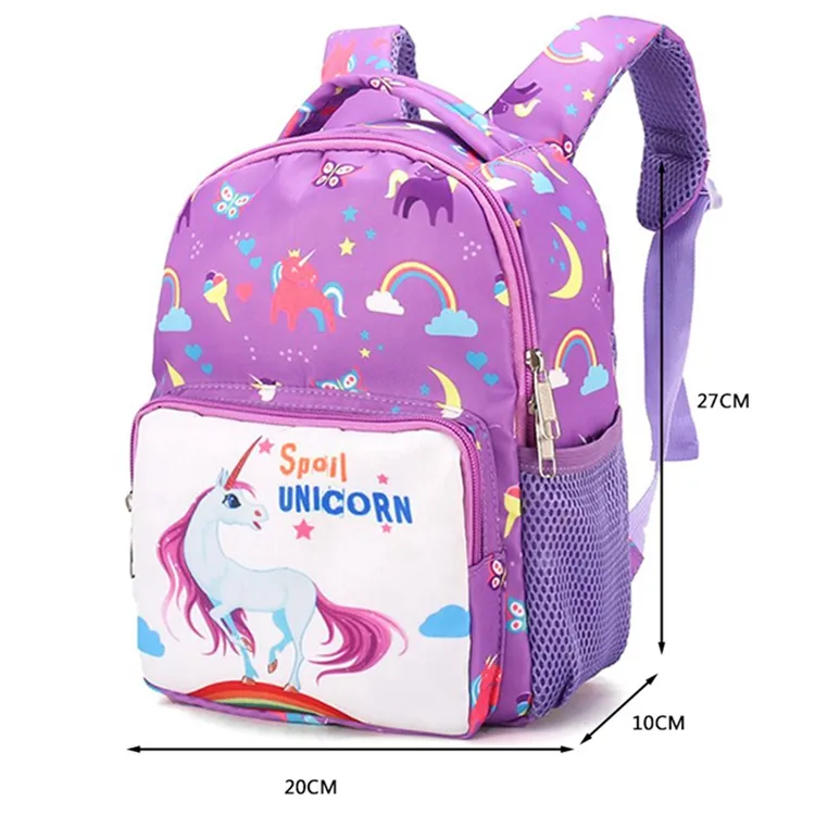 New Cartoon Cute Unicorn Backpack Children Bag Kindergarten Bag Students Backpack
