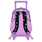 Wholesale 17inch Cartoon Kids Trolley Bag School Wheeled Backpack School Rolling Backpack with Wheels for Girls