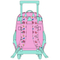 Wholesale Cartoon Cat Design Trolley School Bags with 3 Pieces Set 17 Inch School Trolley Backpack