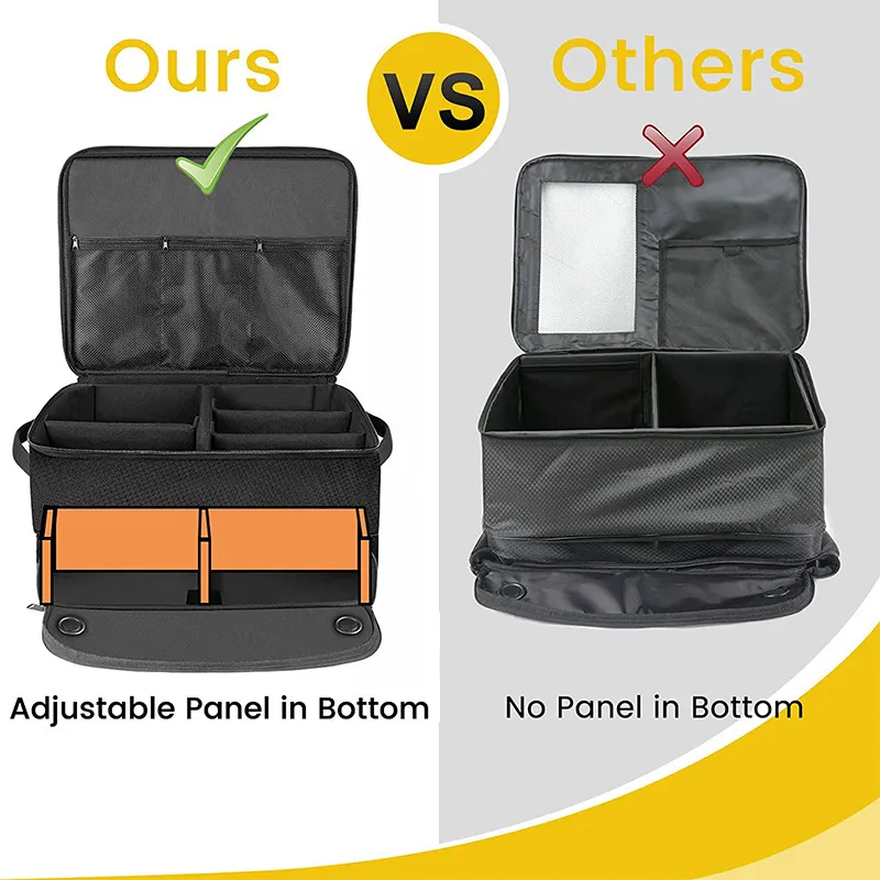 Factory Double-Layer Golf Trunk Storage Bag Waterproof Shoe Compartment Handbag
