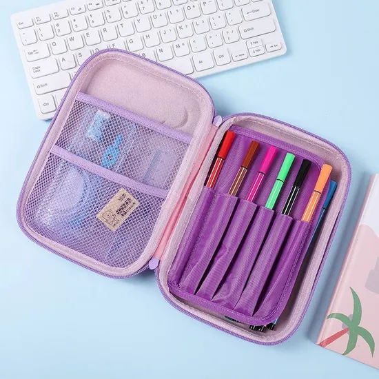 New Large Capacity Pen Bag Cute Cartoon Unicorn Pencil Case with Zipper