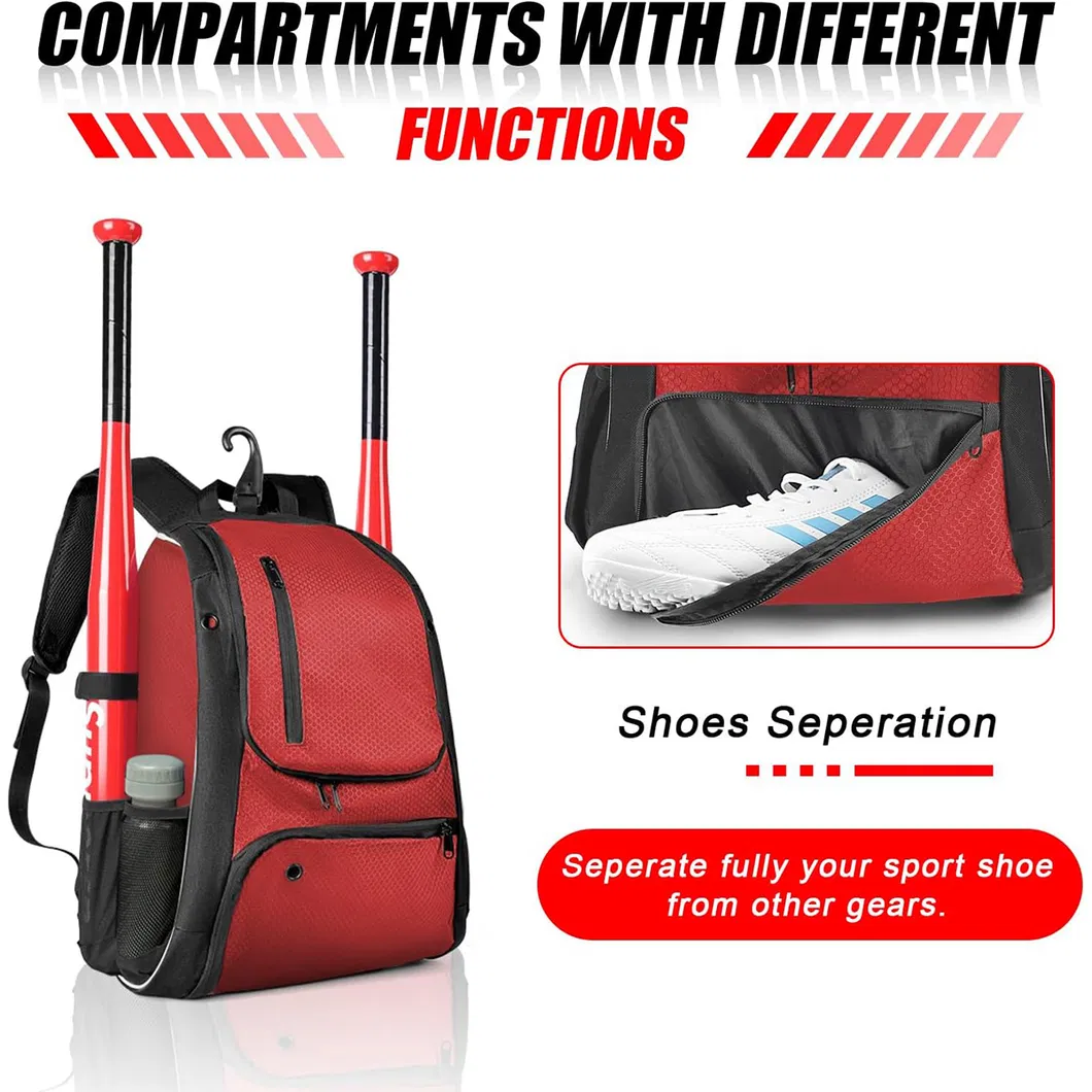 Wholesale Training Baseball Bag Large Capacity Softball Squash Backpack