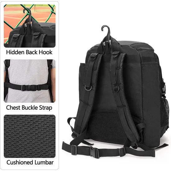 Customized Outdoor Hockey Backpack Baseball and Softball Backpack