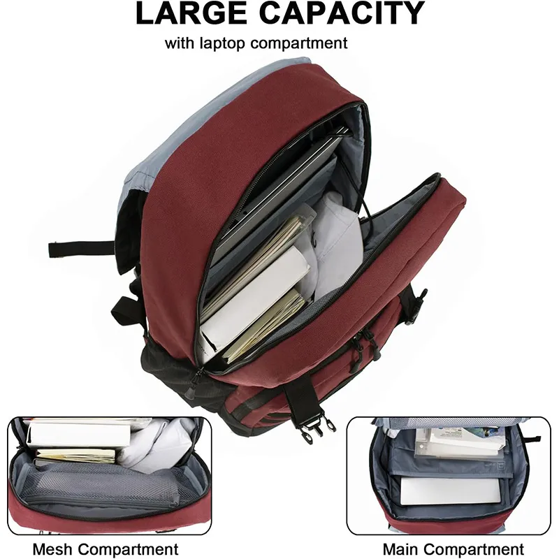 Travel Tactical Laptop Leisure Backpack 17 Inch Laptop Bag