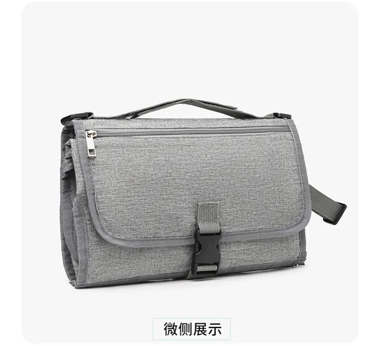 Baby Convenient Diaper Bag Changing Diaper Storage Bag One Shoulder Folding Mommy Bag