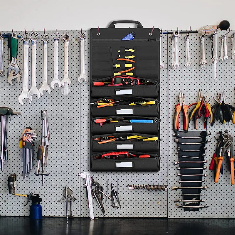 Factory Customized Cross-Border High-Capacity Wear-Resistant Portable Tool Storage Roll Bag Tool Storage Bag