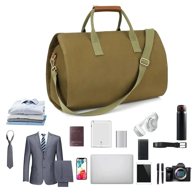 New 2-in-1 Suit Bag Travel Portable High-Capacity Clothing Storage Bag
