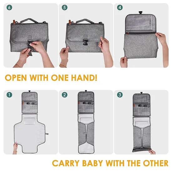 Factory Best-Selling Baby Diaper Pads Waterproof and Portable Diaper Bags