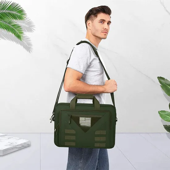 Tactical Laptop Tote Computer Bag 15 Inch Multifunctional Computer Bag