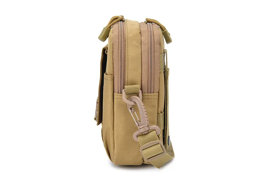Outdoor Sports Hanging 7-Inch Belt Mountaineering Waist Bag Mobile Phone One Shoulder Tactical Crossbody Bag