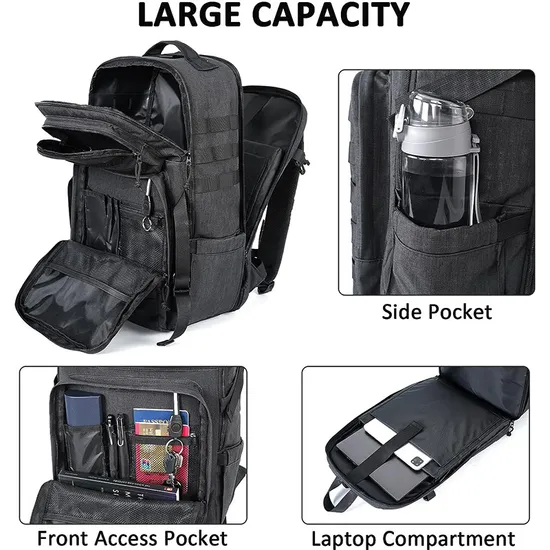 Factory Customized Multi Pocket Tactical Style Camouflage Outdoor Tactical Backpack