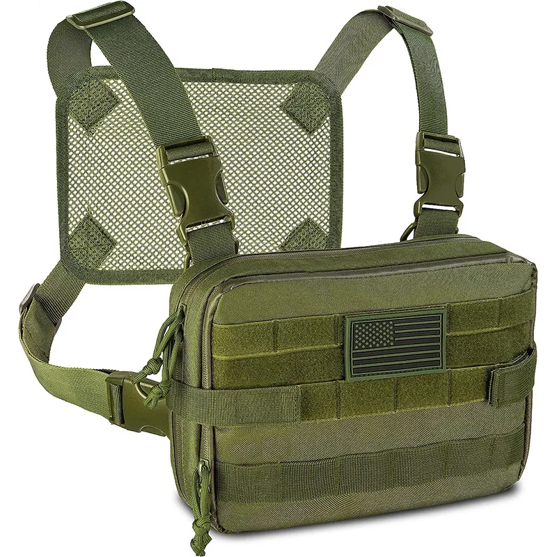 Factory Tactical Style Camo Chest Bag Multi Functional Storage Fantasy Bag