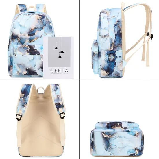 2024 Leisure Simple Large Capacity Printed Three Piece Backpack for Primary and Secondary School Students