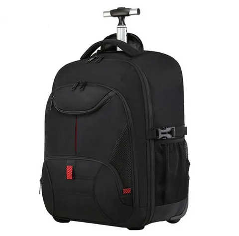 Waterproof Wheeled Travel Laptop Backpack Carry on Luggage Bag Trolley Suitcase Business College School Computer Rolling Backpack