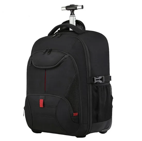 Waterproof Wheeled Travel Laptop Backpack Carry on Luggage Bag Trolley Suitcase Business College School Computer Rolling Backpack