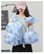 New Gradient Fashion Backpack for Junior and High School Students Three Piece Backpack Set