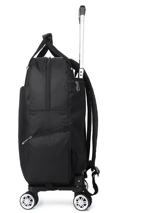 Travel Laptop Backpacks with Wheels Men School Backpack Trolley Business Backpack Suitcase for Travel