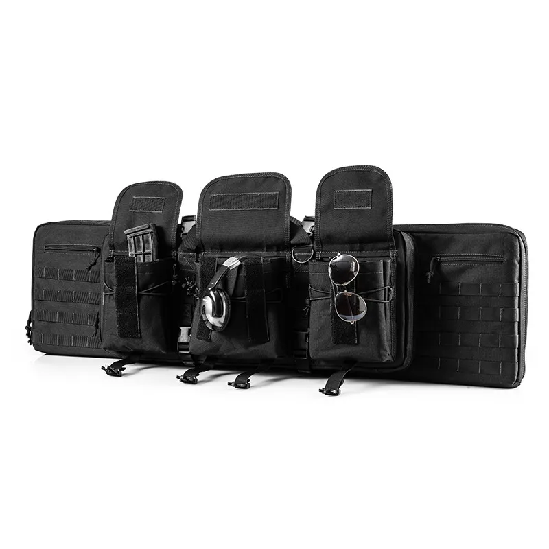 Factory Customized Sports Outdoor Tactical Gun Bag Three-Layer Fishing Gear Bag