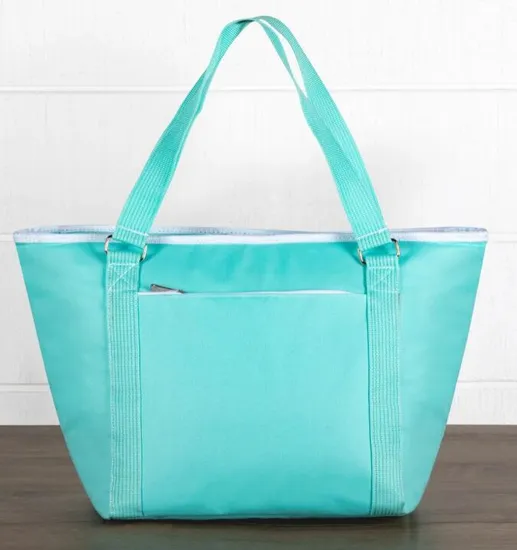 Promotional Insulated Lunch Cooler Bag, Beach Bag Picnic Reusable Lunch Bags for Women, Men, Kids Eco-Friendly Gifts Cool Bag with Zipper Water-Resistant