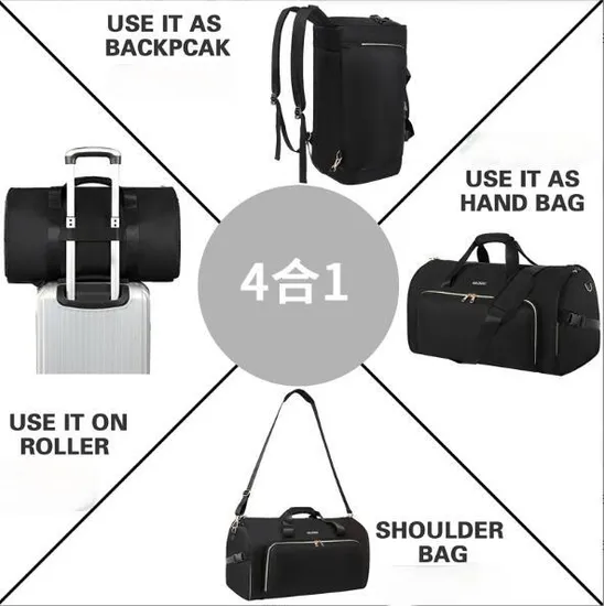 Business Travel Duffle Custom Logo Foldable Suit Cover Garment Bag