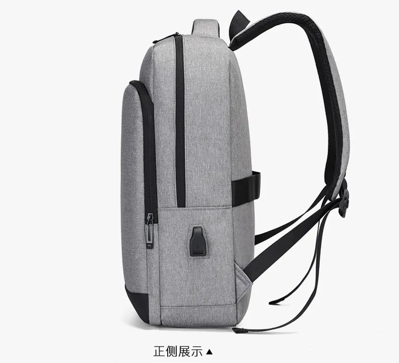 Large Capacity Business Backpack USB Charging Port Travel Computer Backpack