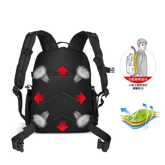 Tactical Backpack Molle Outdoor Multi Functional Tactical Breathable Combat Camo Backpack