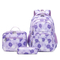 2024 New Printed High School Girls Bag Large Capacity Three Piece Backpack