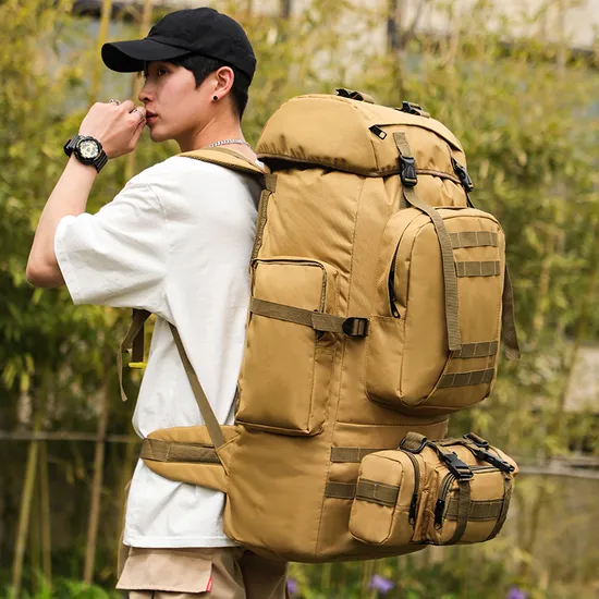 Outdoor Mountaineering Bag Tactical Single Soldier Double Shoulder Multi Functional Backpack