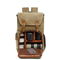 Double Shoulder Photography Bag Cross-Border Waterproof Canvas Backpack