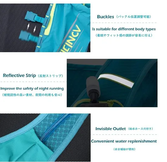 Outdoor Sport Hydration Backpack Water Bladder Bag for Hiking Cycling
