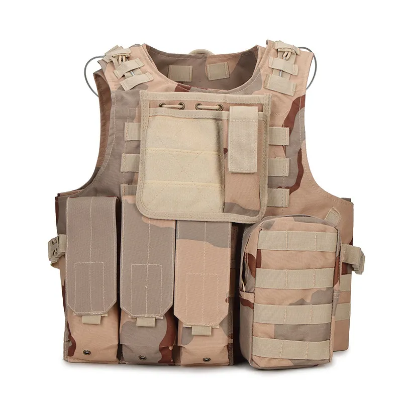 Tactical Camouflage Vest Outdoor Combat Vest Equipment Safety Vest