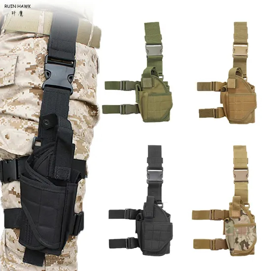 Outdoor Tactical Gun Holster Cp Color Tornado Thigh Sleeve Camouflage Universal Quick Release Sleeve