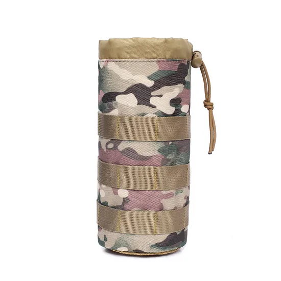 Water Cup Cover Camouflage Tactics Lightweight Molle System Waist Hanging Large Water Bottle Bag