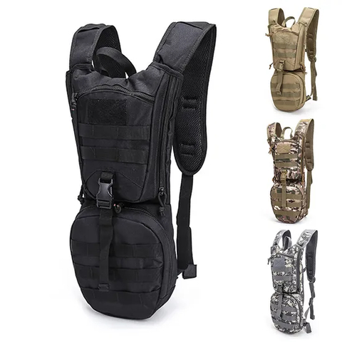 Outdoor Sports Water Bag 3000ml Cycling Mountaineering Hiking Sports Backpack Molle Tactical Backpack