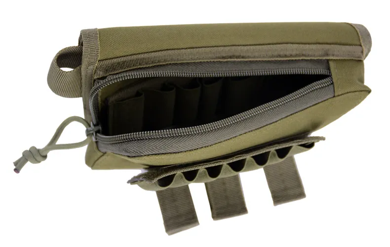 Double Layer 7+7 Confucius Magazine Bag Set Camouflage Outdoor Hunting Multifunctional Tactical Cheek Rest Cover Bullet Bag