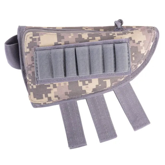 Double Layer 7+7 Confucius Magazine Bag Set Camouflage Outdoor Hunting Multifunctional Tactical Cheek Rest Cover Bullet Bag