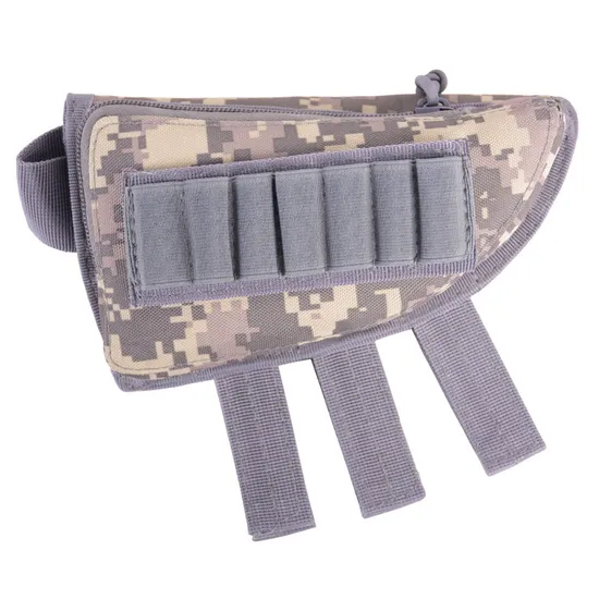 Double Layer 7+7 Confucius Magazine Bag Set Camouflage Outdoor Hunting Multifunctional Tactical Cheek Rest Cover Bullet Bag