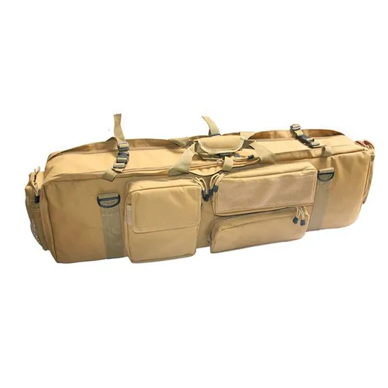 New Tactical M249 Heavy Gun Bag Outdoor Camo Loading Gun Bag Large Double Layered Single Shoulder Crossbody Fishing Bag