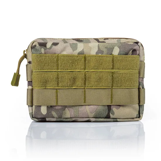 600d Outdoor EDC Toolkit Molle Camouflage Waist Bag Multifunctional Phone Bag