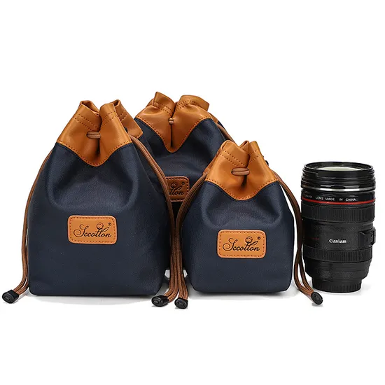 Retro Waterproof SLR Storage Bag with Wear-Resistant Sealing Inside Photography Lens Manufacturer Camera Bags