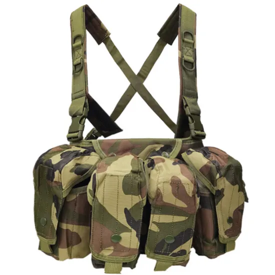 Ak Belly Bag Tactical Vest Field Camo Combat Vest Molle Multi Functional Vest Tactical Equipment