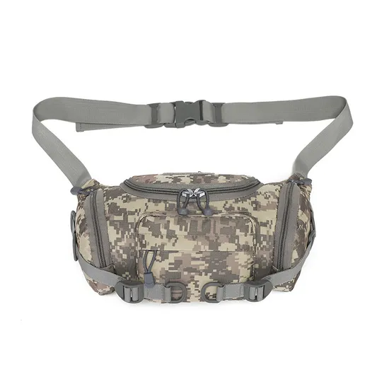 New Waist Pack Outdoor Training Camouflage Tactical Small Anti Splash Mountaineering Bag