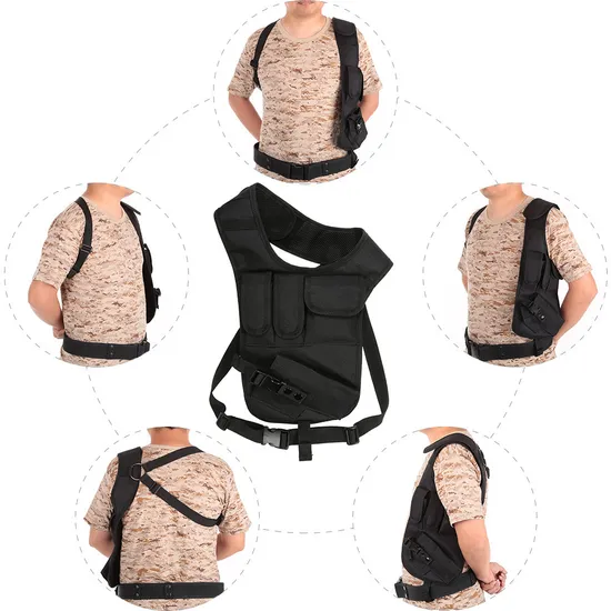 Tactical Shoulder Invisible Shoulder Bag Hidden Underarm Gun Case Bag