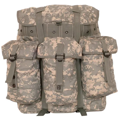3D Tactical Mountaineering Backpack Double Shoulder Men 55L Outdoor Camouflage Backpack