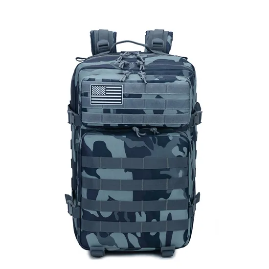Men′s Outdoor Sports 3D Bag Wilderness Camping Outdoor Mountaineering Camo Tactical Backpack