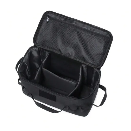 Outdoor Camping Molle Storage Bag Gas Stove Can Pot Carrying Basket Bag Picnic Bag Cooking Utensil Storage Bag